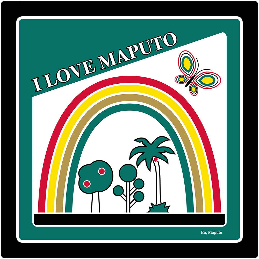 Piktogramm "I Love Maputo"