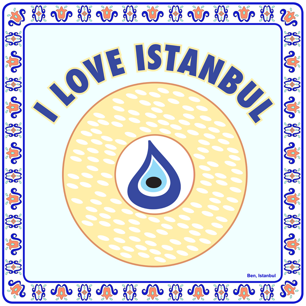Piktogramm "I Love Istanbul"