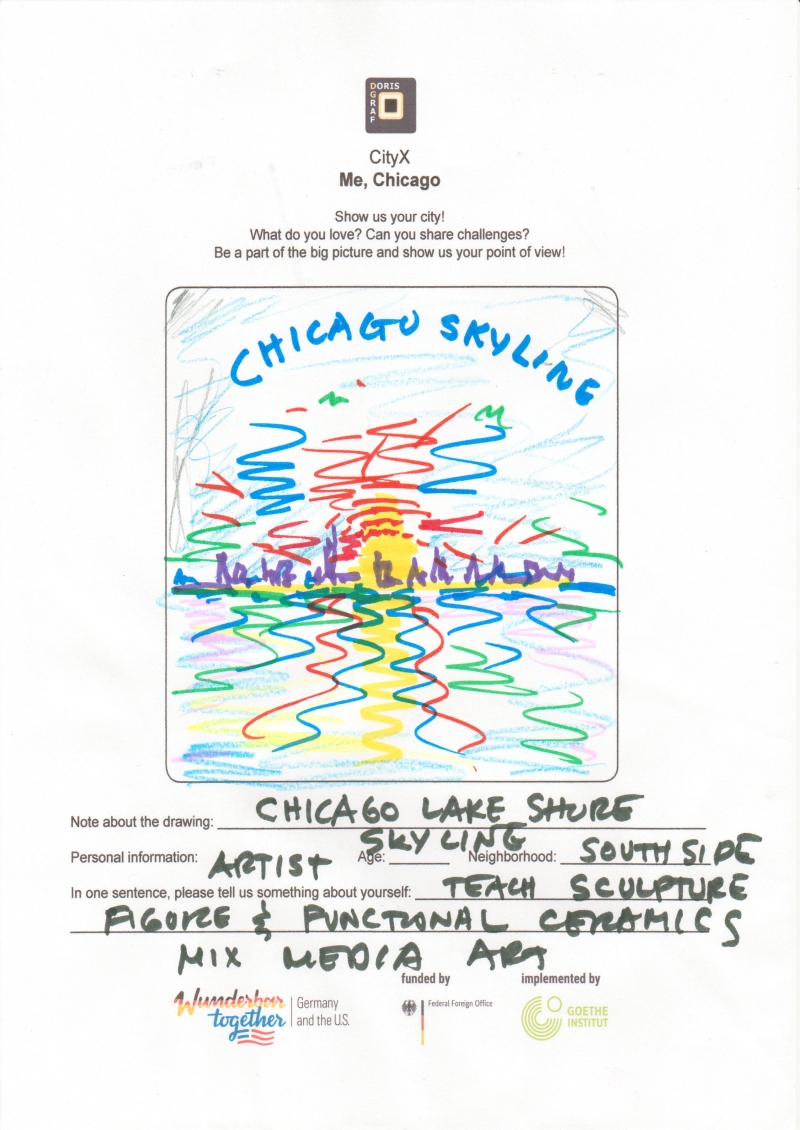 Zeichnung zum Projekt "Me, Chicago"